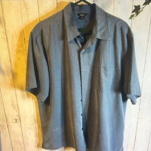 Men's Blue Short Sleeve Shirt